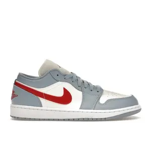 Jordan Women's 1 Low Blue Whisper Dune Red Basketball Shoes, from StockX