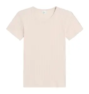 LESET- Pointelle Slim Fit Tee