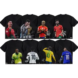 [ Collection ] World Cup 2026 in US National Team Stars Graphic Tee – Ronaldo Messi Neymar Mbappe Bellingham Soccer Shirt, Football Legends Fan T-Shirt, WC2026 Streetwear Collection