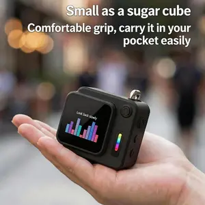 Trendy Sound Mini Bluetooth Speaker with Display Portable Wireless Speaker Time Weather Display Sound for Outdoor Use