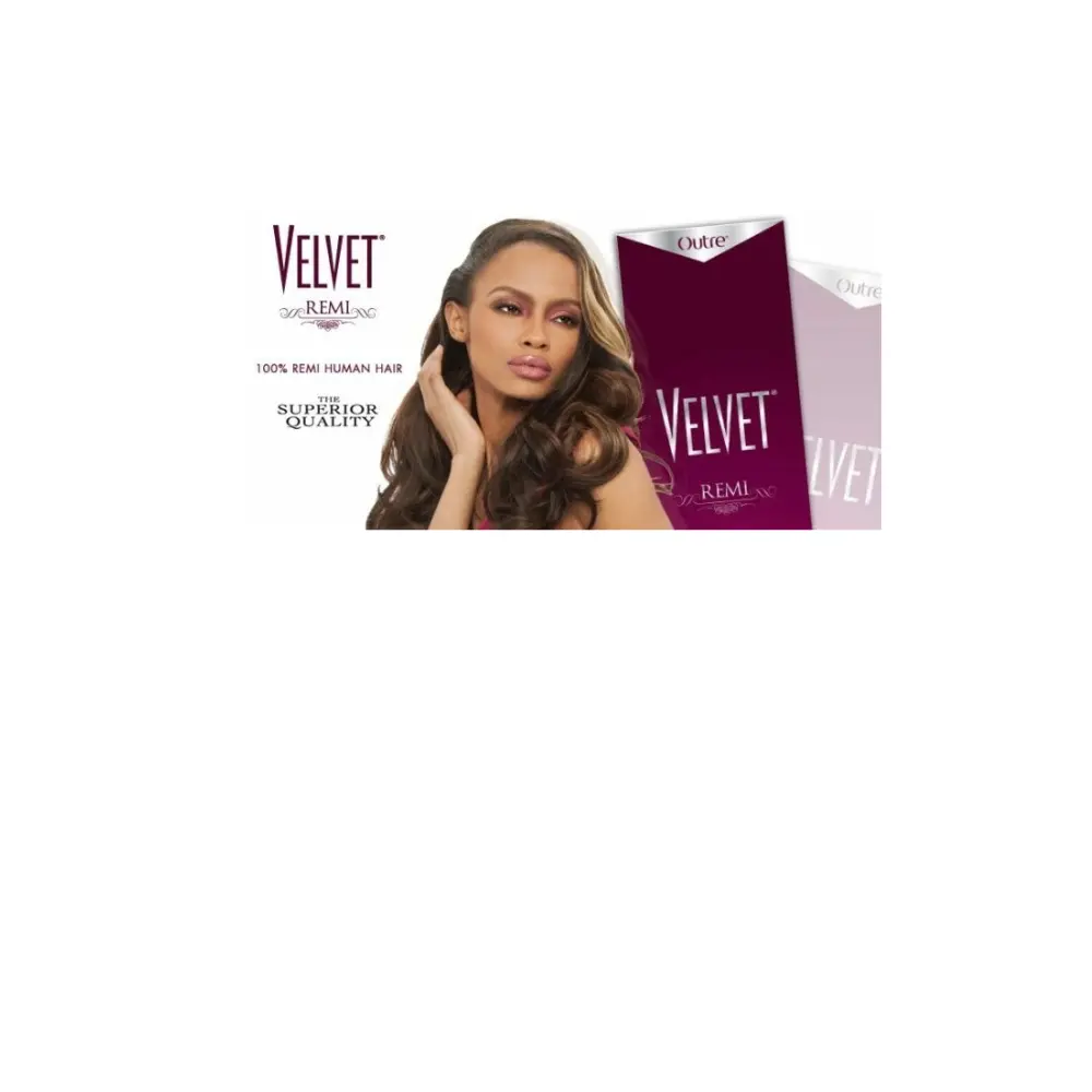 Outre Velvet 100% Remi Yaki Human Hair Extensions - 12-in Relaxed Length, Soft Silk Texture, Aligned Cuticles, Natural Look, Heat Safe, Easy to Maintain, Long-Lasting, No
