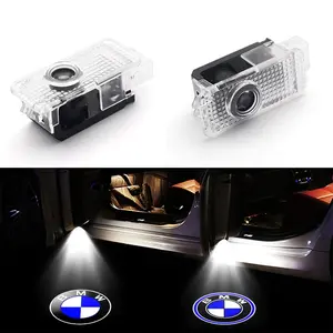 Car Door Welcome Projection Lamp, HD LED Greeting Light, Car Door Decoration, Night Ground Atmosphere Lamp, Personalized Car Projector,For BMW X1 X2 X3 X4 X5 X6 X7, M2 M3 M4 M5, 1 Series,2 Series,4 Series