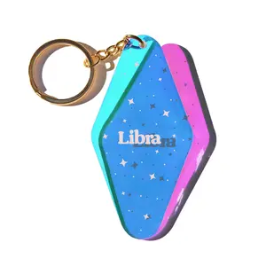SPARKLE LIBRA KEYCHAIN