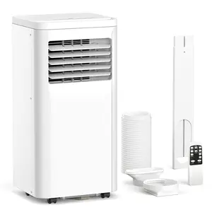 ZAFRO Portable Air Conditioner and for Room up 450 Sq. Ft, 4-IN-1 Quiet Portable Ac Unit with Dehumidifier Fan Function, Remote Control, Sleep Mode, 24H Timer