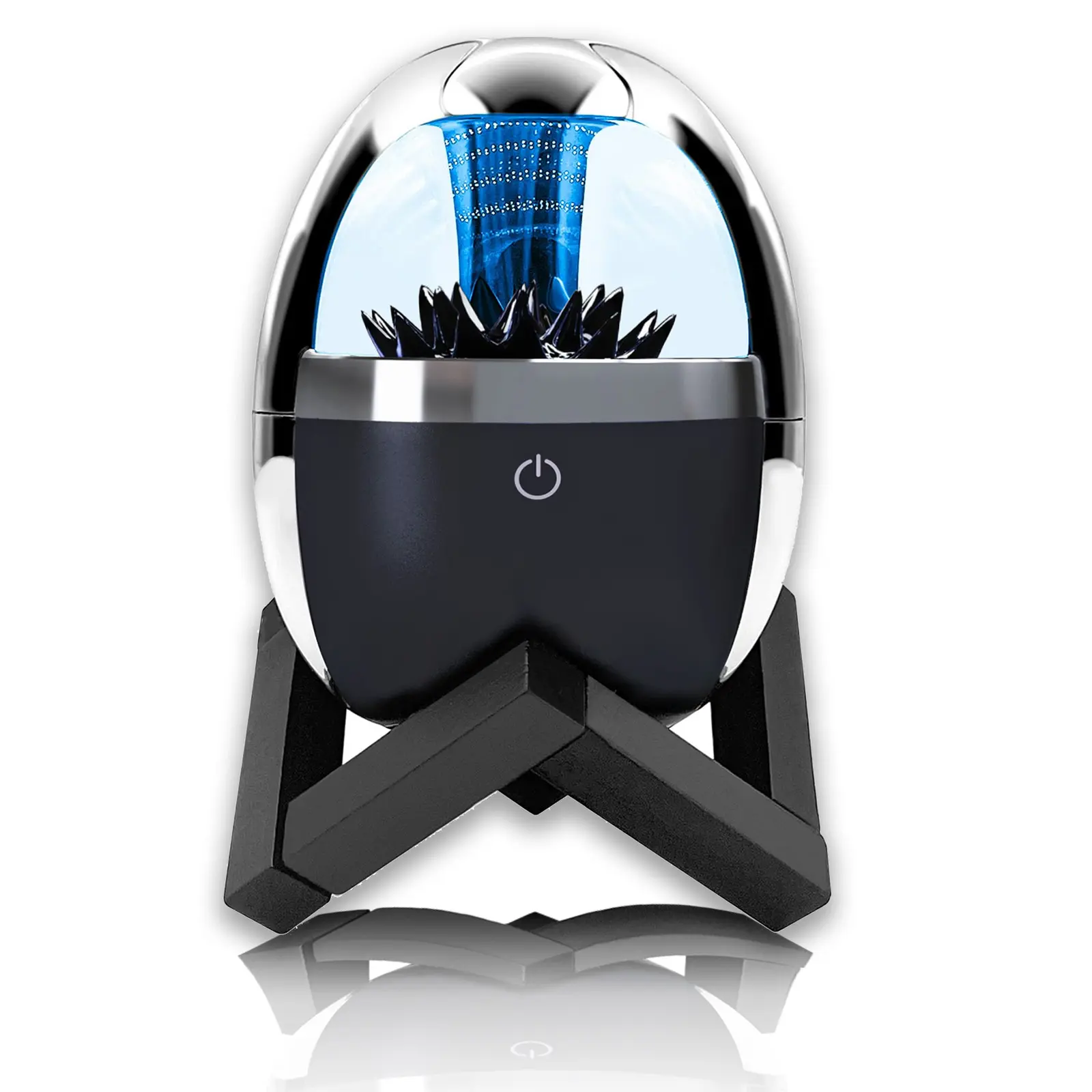 Magnetic Fluid Bluetooth 5.3 Speaker - Rhythmic Visual Ferrofluid Light, Type-C & 3.5mm AUX Portable Audio Speaker for Home Party, Gaming Decor