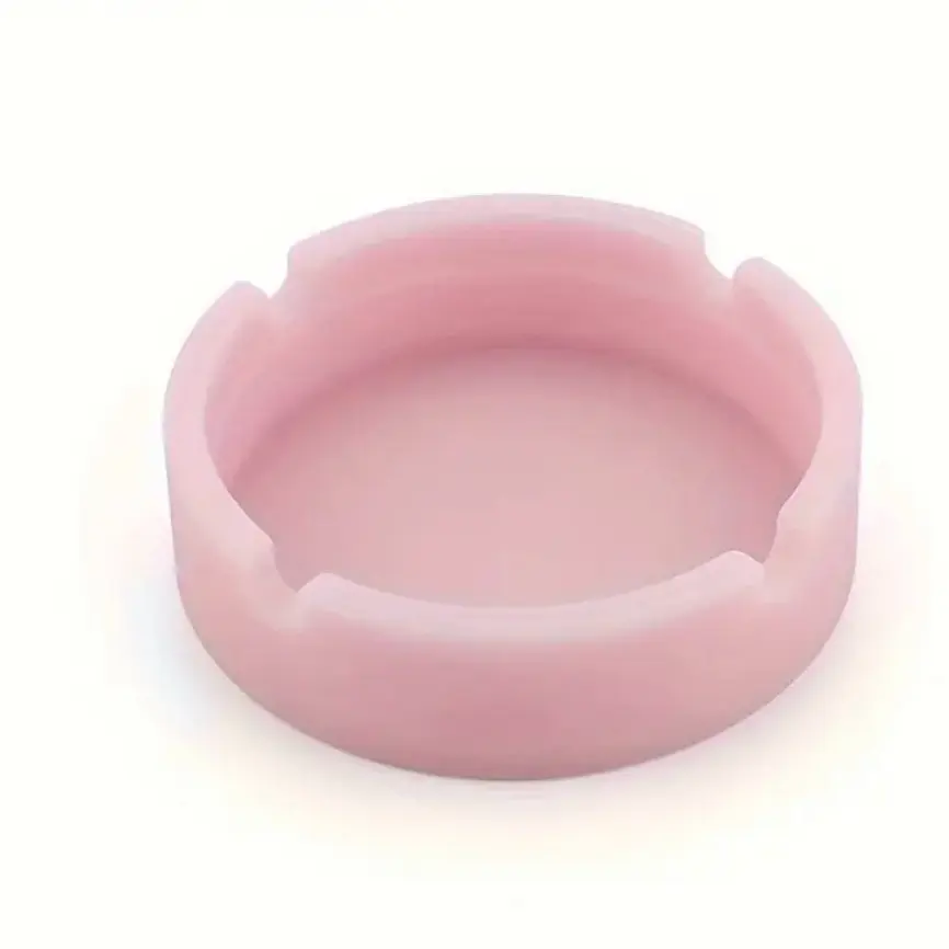 Silicone Tray - Pastel Pink Glow-in-Dark Organizer with Durable Design, Lightweight, and Easy to Clean for Small Items and Serving - Organiser, Stylish