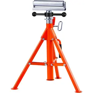 VEVOR Roller Stand, Heavy Duty 2500 LBS Load Capacity Tool Stand - 28"-52" Height Adjustable - Foldable Space-Saving Design - for Woodworking and Metalworking Long Boards, Metal Pipes or Bars