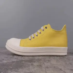 designer punk style canvas  retro shoes ro multiple colors low cut trainers for men and women casual height increasing shoes size 35-48