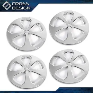 CROSSDESIGN Fit For 2012-2015 Toyota Prius Prius C 16 Inch 5-Spoke Wheel Hub Caps Cover 16"