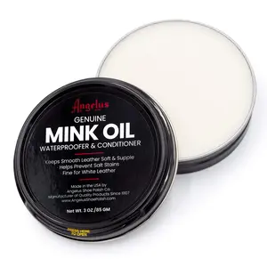 Angelus Mink Oil Paste, 3oz - Waterproofer And Conditioner For Leather, Boot Conditioner, Boot Oil