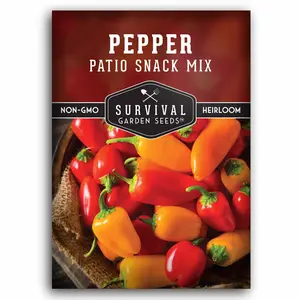 Snack Mix Patio Pepper Seeds - Sweet Peppers