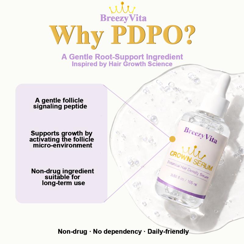 【Buy 1 Get 1 Free】Crown Serum Hair Regrowth Serum for Hair Loss & Thinning – Less Shedding, Fuller Hair, Fast Absorbing, No Grease Ginseng Haircare