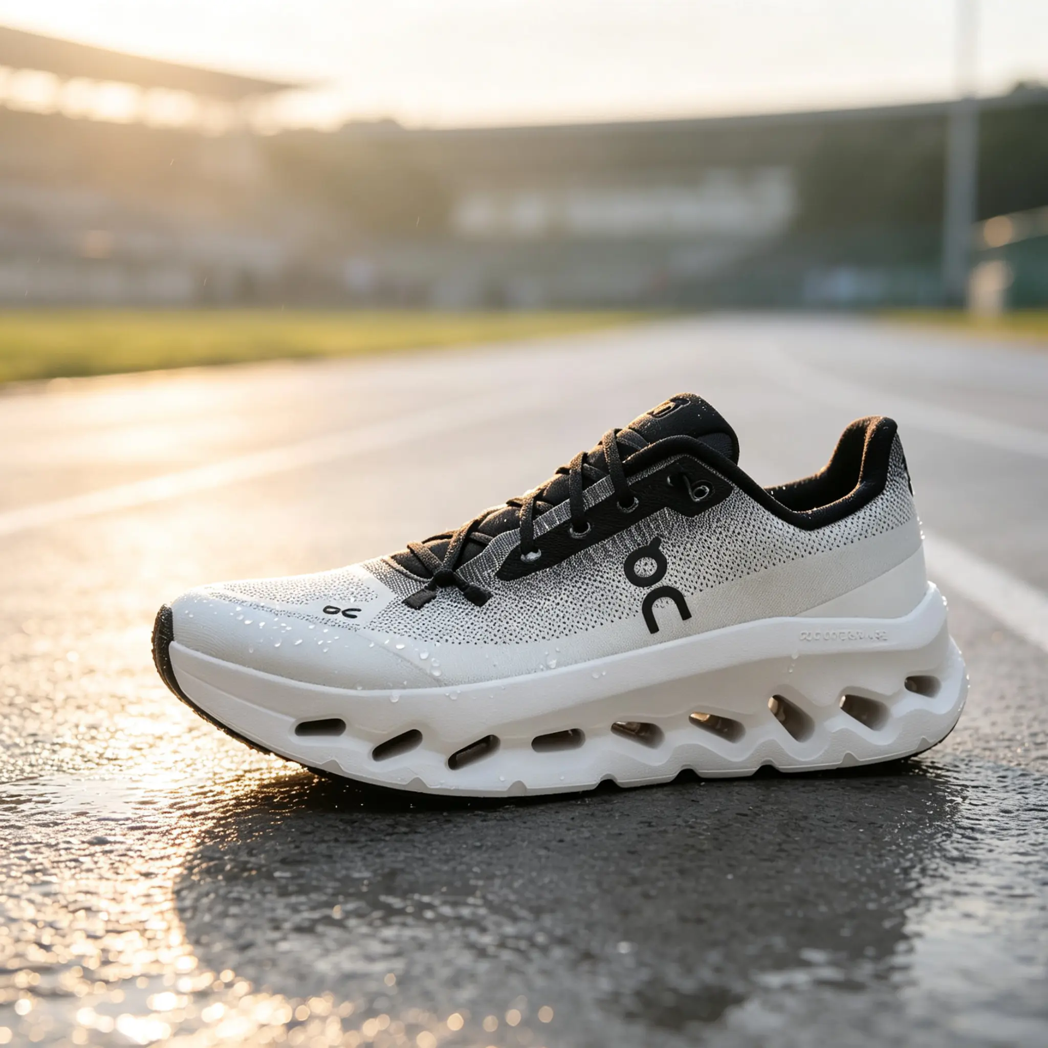 On Running Cloudtilt Black Ivory 3ME10101430 Men's Fashion Shoes New
