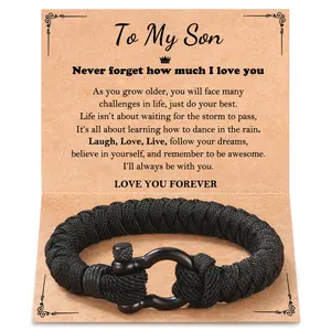 To My Boy Bracelet, Christmas Stocking Stuffers for Teens Son, Teen Boy Gift Ideas Teenage Boys Son Birthday Gifts