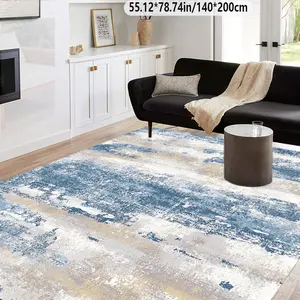 Abstract Art Modern Wind Area Carpet Machine Washable Home Decoration Sofa Tea Table Cushion Bedside Cushion Dining Table Cushion Kitchen Study Home Carpet Floor Cushion Modern Abstract Rug