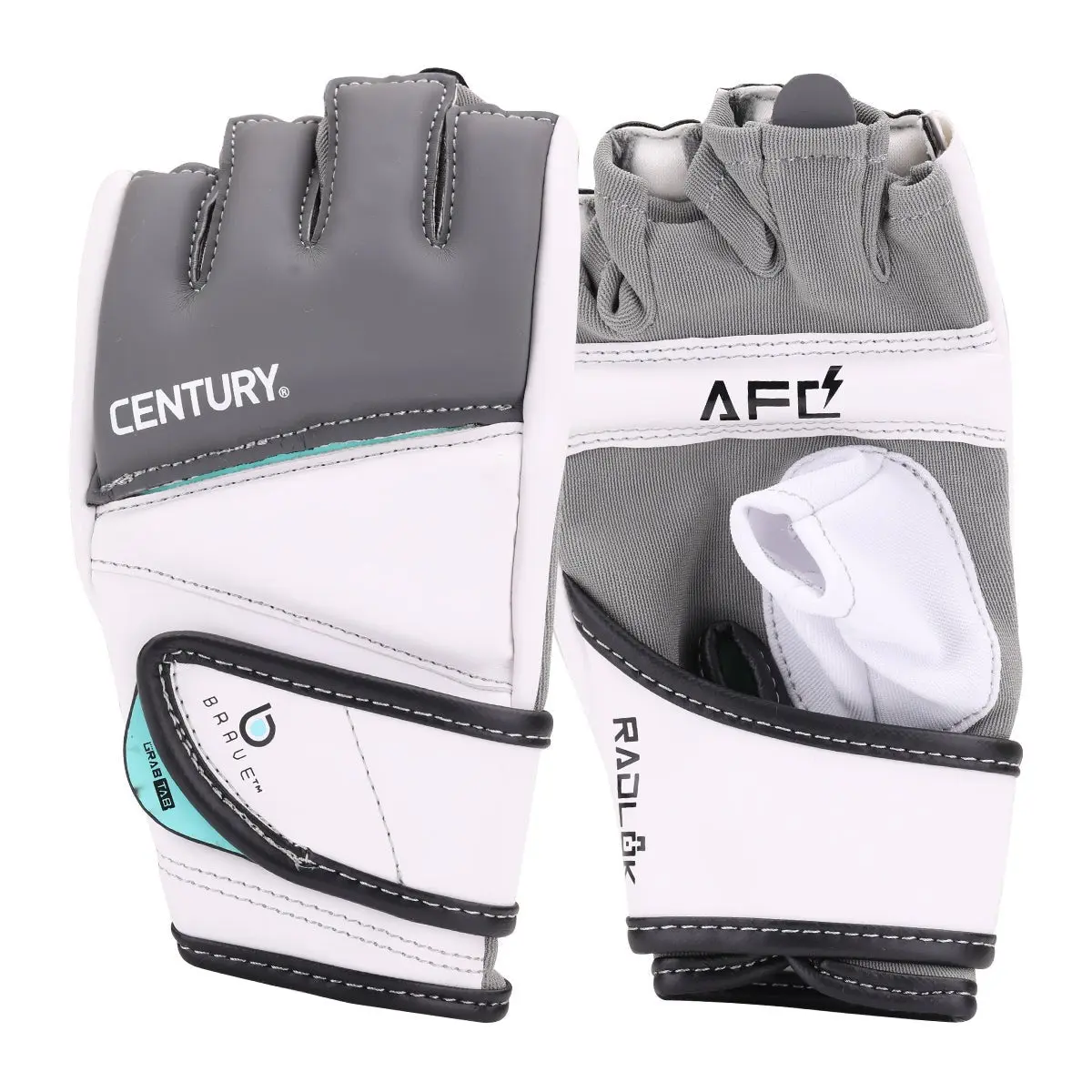 Brave Women's Grip Bar Bag Gloves - White/Teal