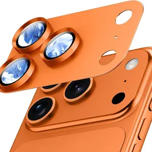 Metal Tempered Glass Screen Protector for iPhone 17 Pro/pro Max, Tempered Glass Film, Anti-Scratch Design, Fingerprint Resistant Coating, Compatible with Phone Cases