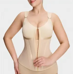 LUXSEREN Fajas Colombianas Shapewear for Women, Tummy Control, Sport & Workout Ready, Zipper & Hook Closure, Wireless Bras, Compression Belts for Seamless Support, Perfect for Bridal & Everyday Wear