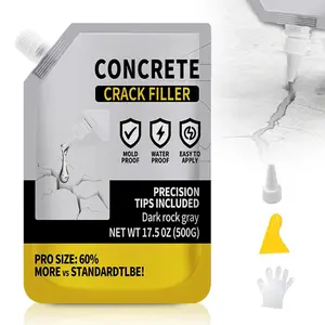 Concrete Crack Filler, Cement Crack Filler Outdoor,  Repair Sealant, Quick-Drying Sealing Adhesive, for Driveway, Walkway, Patio, Joint (1)