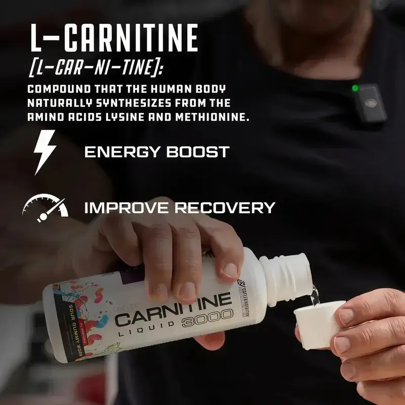 Cutler Nutrition Carnitine 3000 Liquid Supplement | Energy Support, Sugar  Metabolism & Post-Workout Recovery Fitness