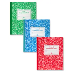 Roaring Spring Paper Products  Composition Book- Grade 1 Ruled- 50 Sheets- 9-.75in.x7-.75in.- Green