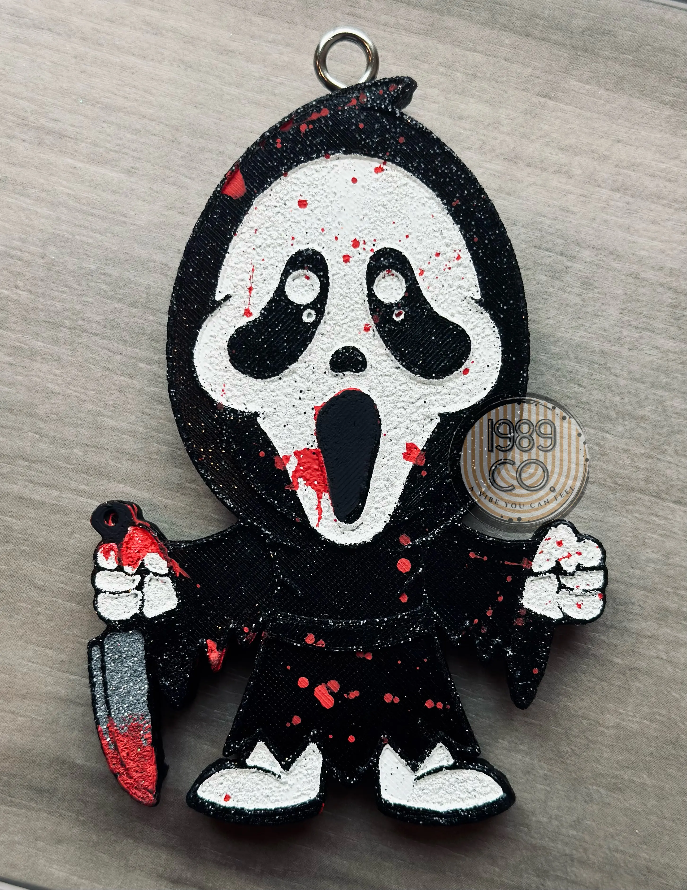 Ghost face car freshie Ghost face car freshie