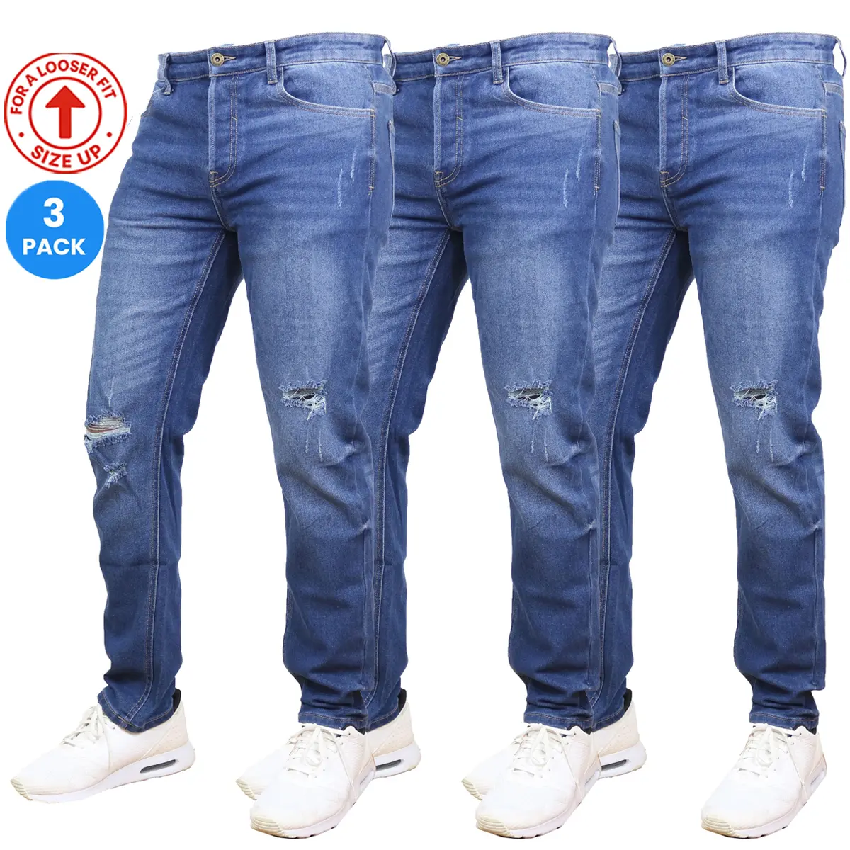 (3-Pack) Dark Wash x3