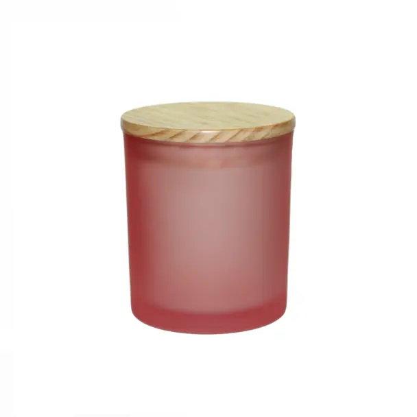 Lemon Lavender Fragrance Candle - Frosted Rose Cali Jar, 10 oz Durable Floral Aroma Scent Candle for Room Decor