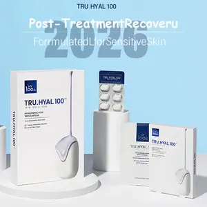 Christmas gifts 2025 TRUHYAL100 Hyaluronic Acid Capsule Serum - 100% Pure HA Medical-grade Fresh-Active Performance Skincare for Post-Treatment & Sensitive Skin Recovery Korean Hydration Boost Fragrance-Free Dermatologist-Tested Gifts for mom/dad/kids