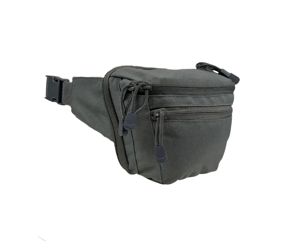 Discreet CCW Fanny Pack Waist Bag 9”L X 6.5”W X 3”D