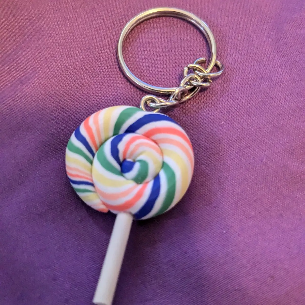 Lolly pop candy keychain