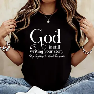 Womens God is Still T Shirt Comfy Tops Graphic Tees