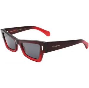 Ferragamo Women's 53mm Transparent Dark Ruthenium Sunglasses SF2006S-615-53