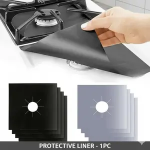 Multifunctional Heat-Resistant Stove Cover, Universal Gas & Induction Cooktop Protector Mat, Oven Splash Guard, Anti-Slip Non-Skid Dishwasher Safe Kitchen Countertop Pad, Reusable Scratch Protection Sheet, Stove Plate