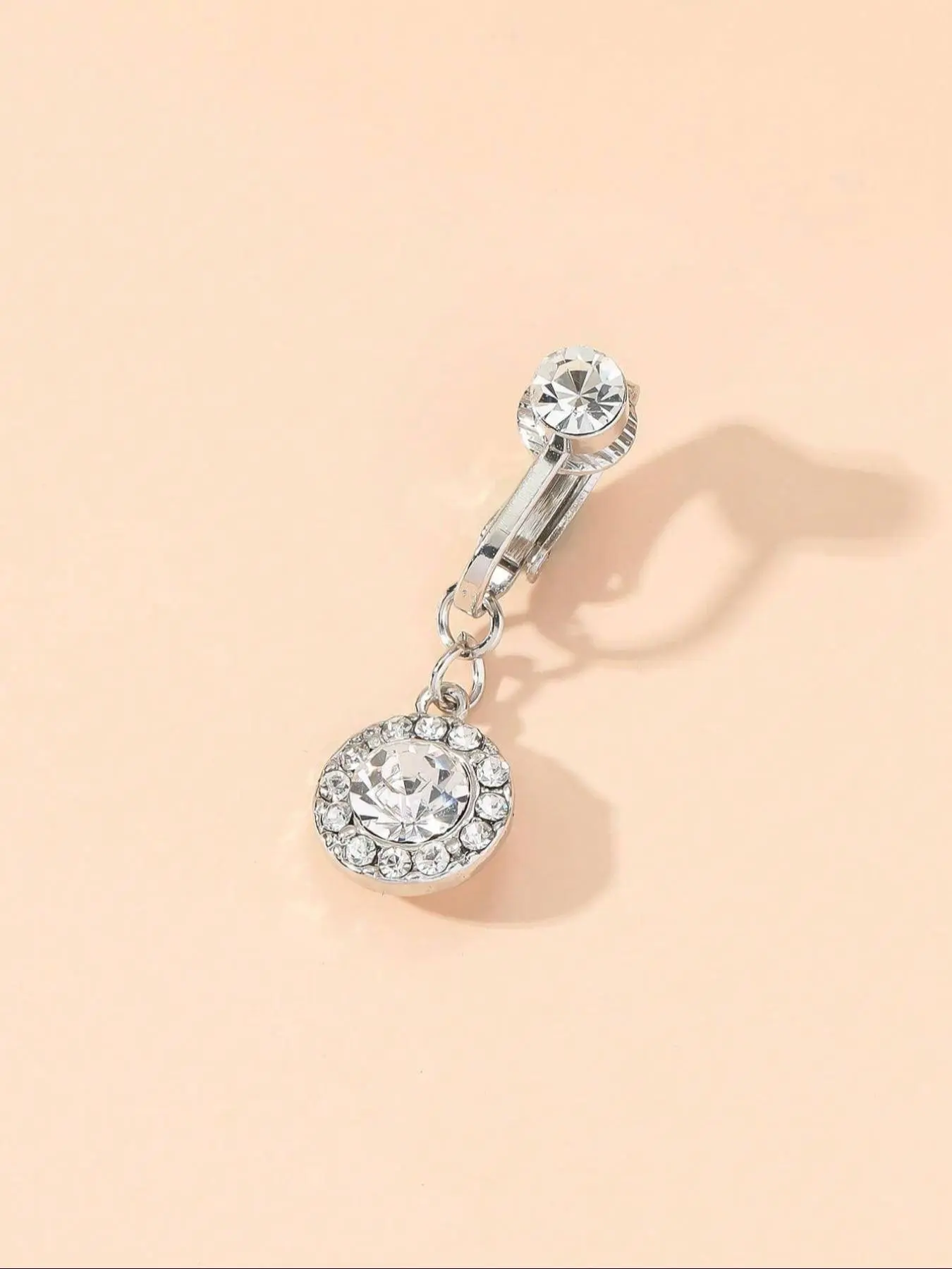 Fashionable Fake Belly Ring, Fake Belly Button Piercing, Fashion Jewelry for Party, Daily Clothing Decor, Trendy All-match & Exquisite Jewelry for Birthday Gift, Body Piercing Jewelry, Belly Piercing Jewelry, Body Jewellery