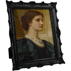 8x10 inch  Photo Frame,Black White    Color Hand-Crafted  Picture Frame with Easel & Hook,  Decor for Tabletop Wall Hanging Rahmen Photo Frame (Black)