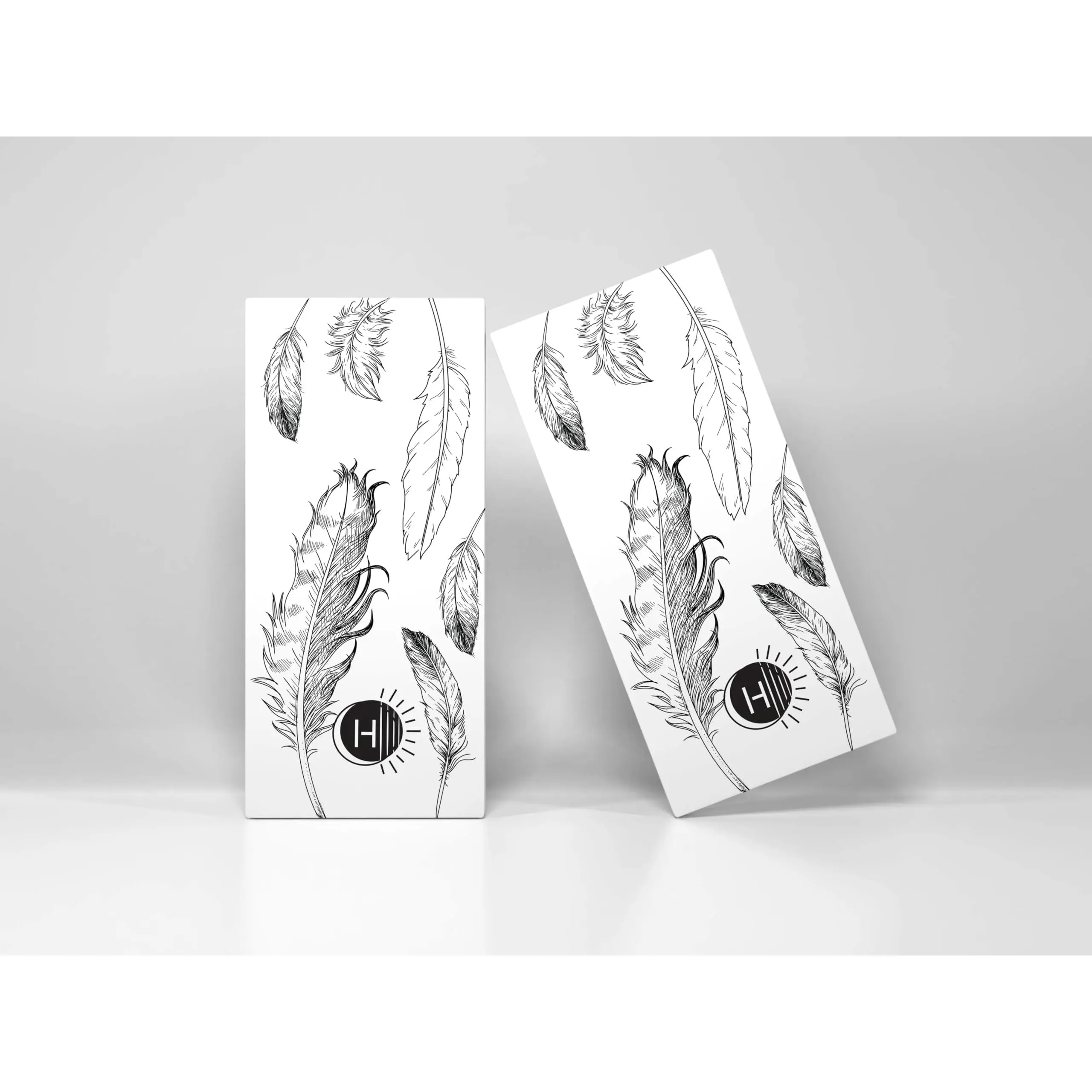 Hairaco Foil Board 5x11 inch, Acrylic Balayage Board for Hairstylist Featherly Collection Durable Haircare