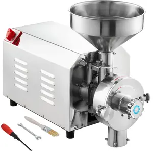 fathersdaygift  VEVOR Soybean Grinder Commercial Grinding Machine for Spices 3000W Corn Mill Grinder 100 KG/H Stainless Steel Corn Grinder Industrial Flour Milling Machine for Pepper Soybean Peanut Corn Grains