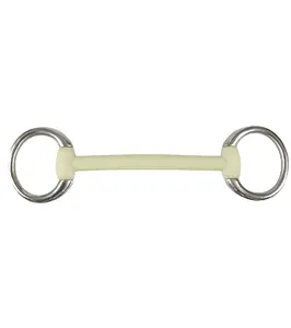 212 MAIN Jack's Mullen Mouth Eggbutt Snaffle Bit, 5 in., Stainless Steel Equestrian Leisure & Outdoor Recreation Equipment