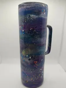 Moon Magic - 30 oz Epoxy Tumbler- *Ready to Ship* Bottle Cup Drinkware Handmade Steel Water Bottles