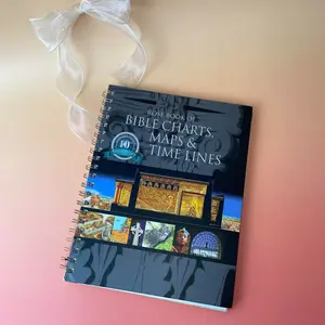 Notebook Rose Book of Bible Charts, Maps & Timelines Vol.1, 10th Anniversary Edition, Lay Flat Premium Hardcover Bible Study Notebook, Religious Reference Guide for Daily Worship & Christian Devotion calendar chalkboard may