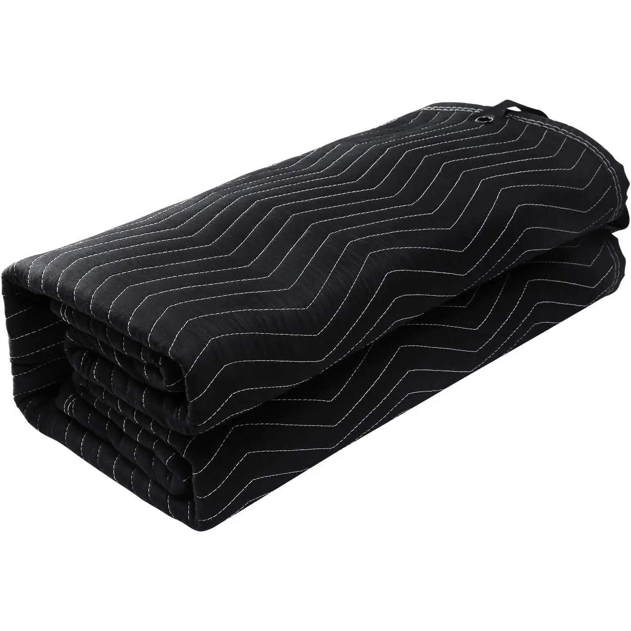 VEVOR Sound Dampening Blanket, 96" x 80", Extra Large Studio Grommeted Blanket with Grommets, Light Blocker for Door Acoustic Noise Blocking Blanket Studio Sound Absorption Sheet, Black