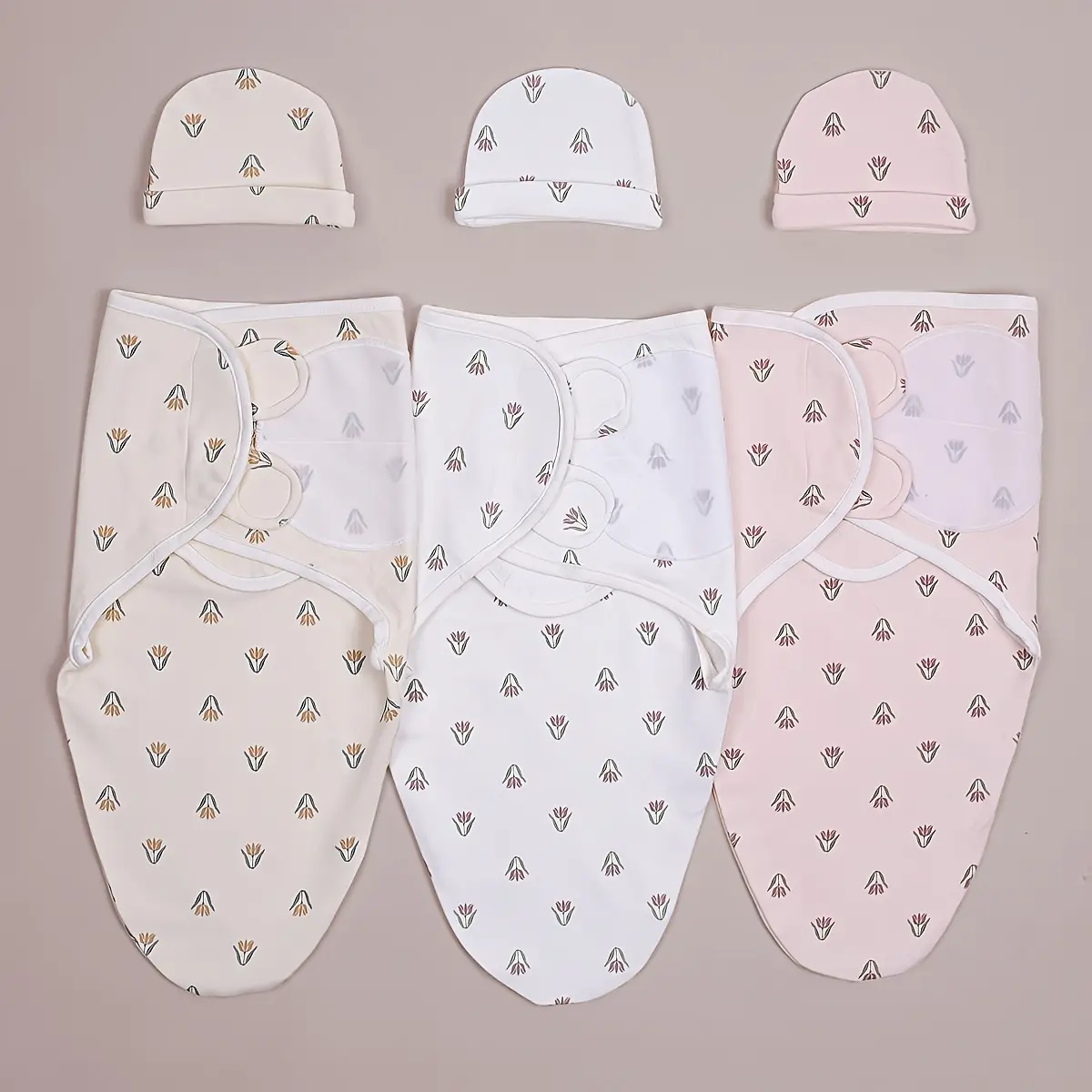 3 Pack Preemie & Newborn Swaddle Blankets with Hood – Soft, Breathable & Absorbent Wraps for Boys & Girls, Anti-Startle, Infant Sleep & Nursery Essentials