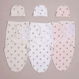 3 Pack Preemie & Newborn Swaddle Blankets with Hood – Soft, Breathable & Absorbent Wraps for Boys & Girls, Anti-Startle, Infant Sleep & Nursery Essentials