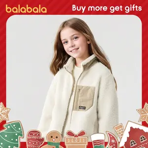 Balabala Soft Fleece Coats for Kids - Warm & Comfortable All Season Long Casual Jackets for Little Ones