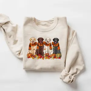 Labrador Retriever christmas sweater, Dog sweatershirt, Pumpkin dog sweatershirt , christmas sweatshirts