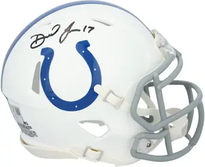 Daniel Jones Indianapolis Colts Autographed Riddell Speed Mini Helmet - Fanatics Authentic Certified