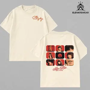 Ella Langley Be Her Collage Graphic T-Shirt, Oversized Cotton Tee, Country Music Aesthetic Shirt, Western Style Streetwear Unisex