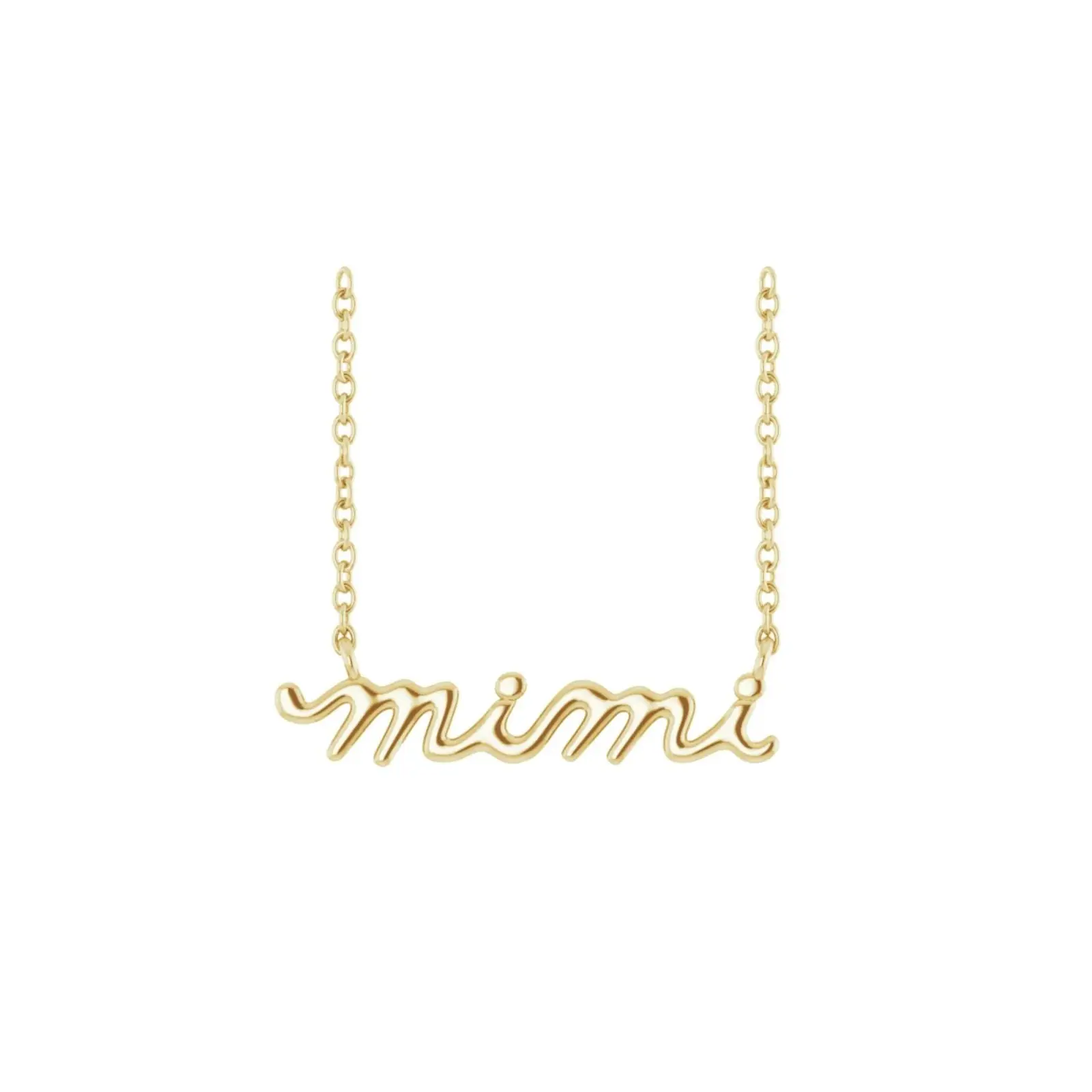 Gold Mimi Necklace – Celebrate Your Mimi in Fine Gold