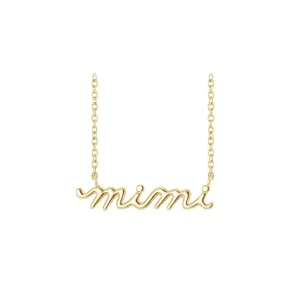 Gold Mimi Necklace – Celebrate Your Mimi in Fine Gold